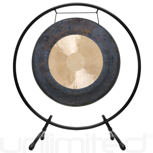 20" Gongs on Holding Space Gong Stand Dark Star