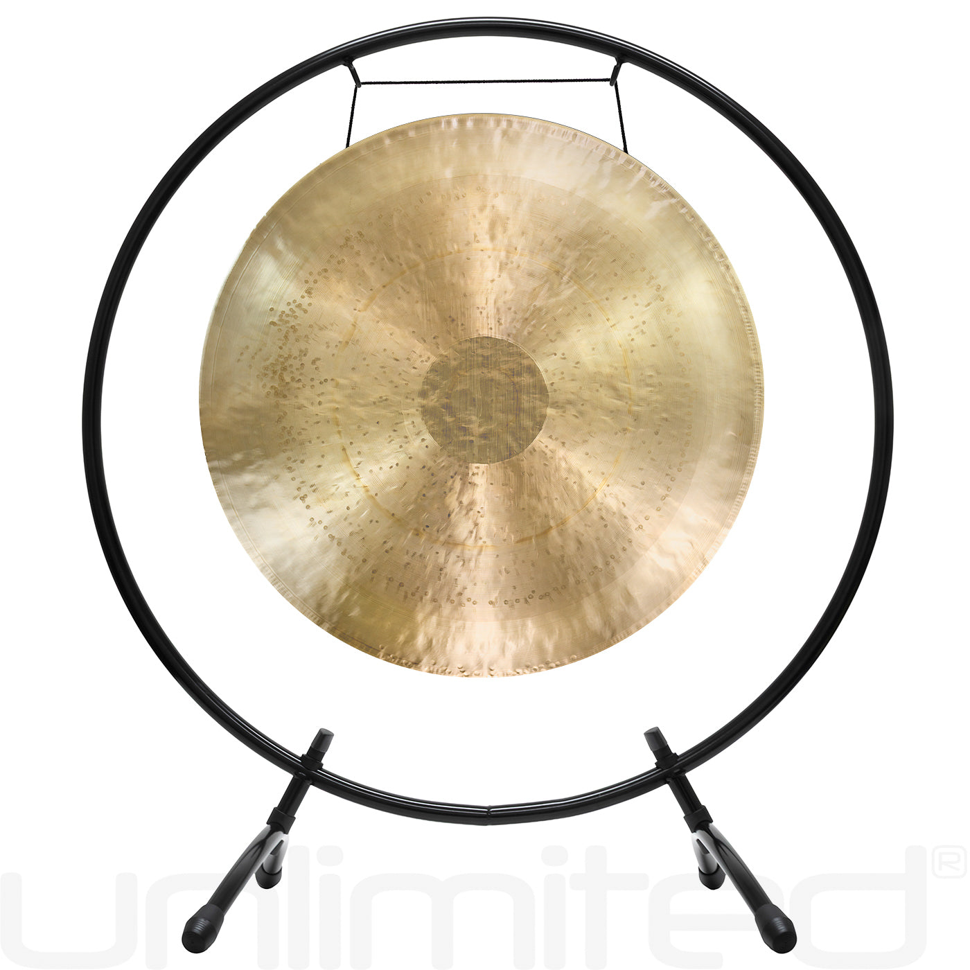 20" Gongs on Holding Space Gong Stand White