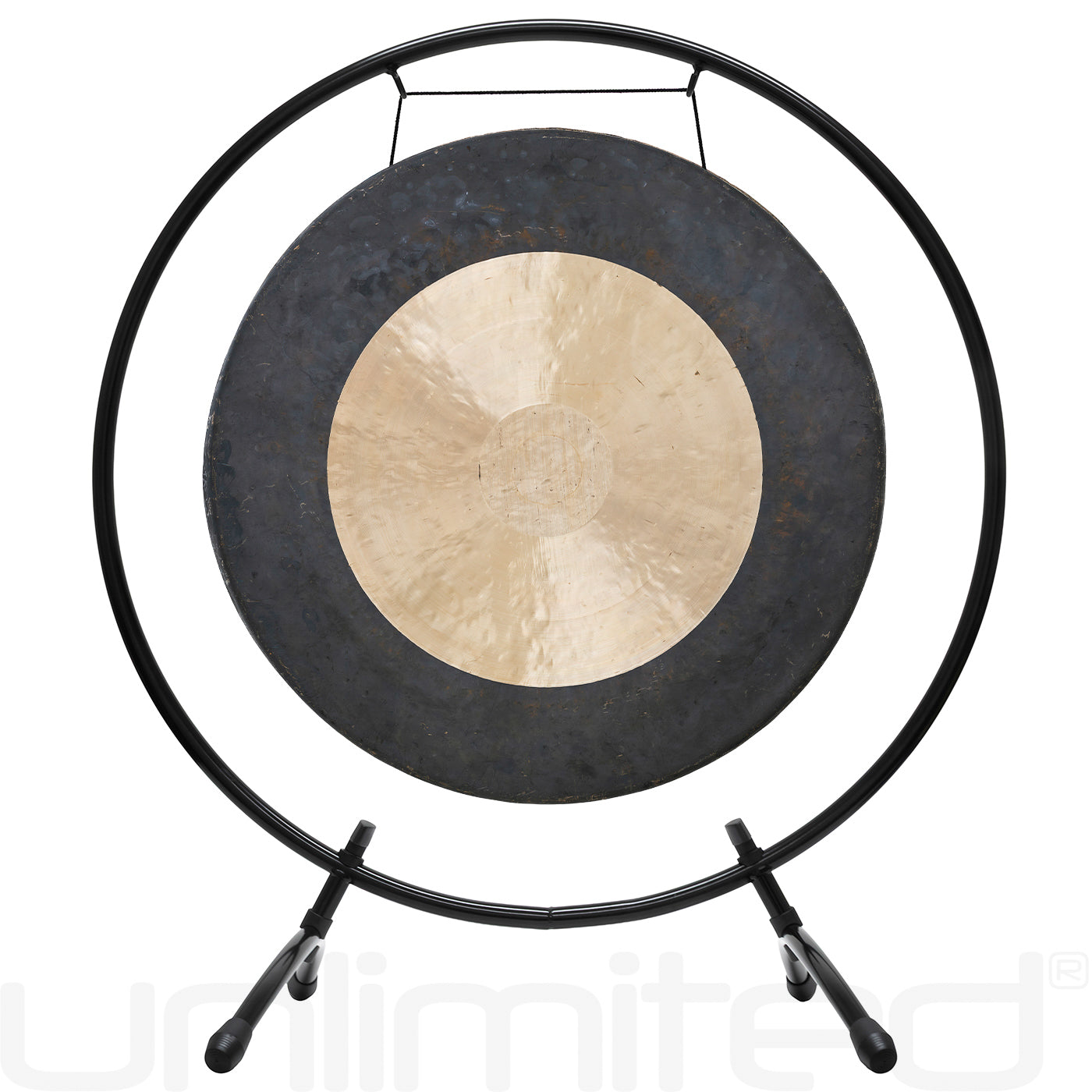 22" Gongs on Holding Space Gong Stand Dark Star
