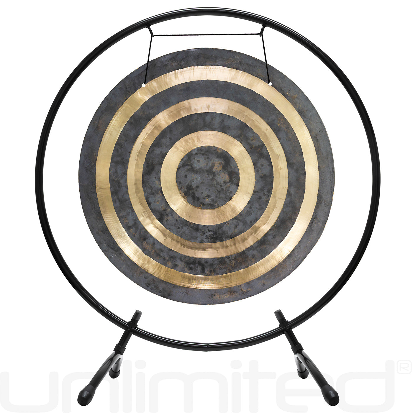 22" Gongs on Holding Space Gong Stand Solar Flare