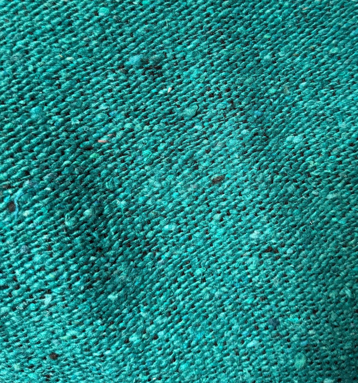 Teal Green Solid Baja Yoga Blanket Texture Detail