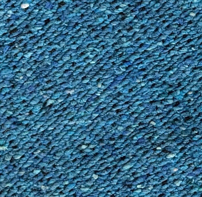 Aqua Blue Solid Baja Yoga Blanket Texture Detail