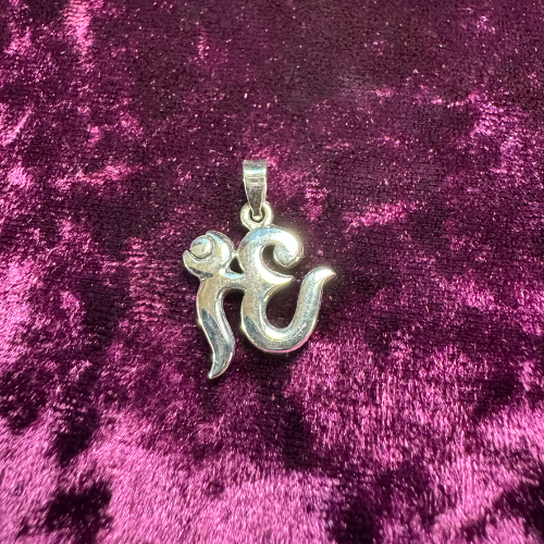 92.5% Sterling Silver OM Pendant