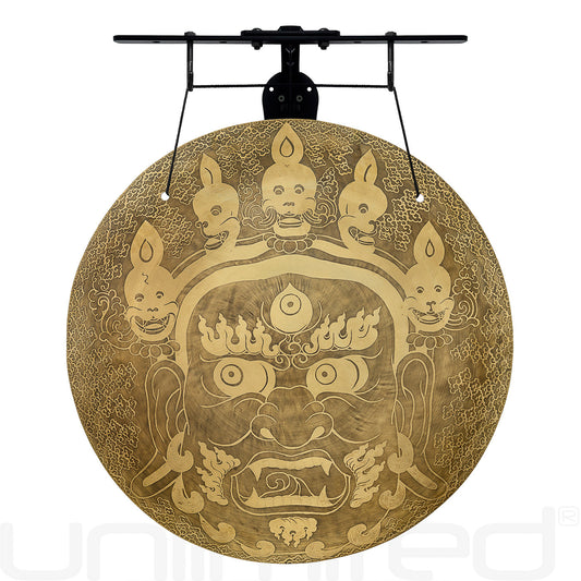 20" Bhairava Protection Gongs on Stands Internal Wave Stand