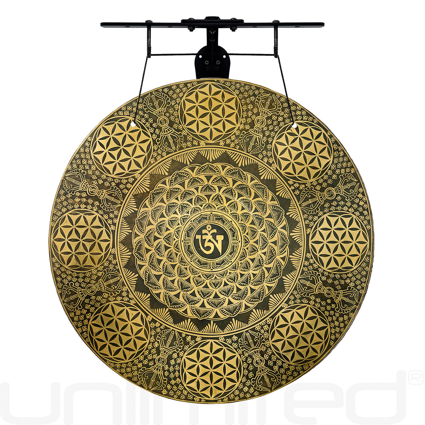 24" Bountiful Spirit Gongs on Stands Bountiful