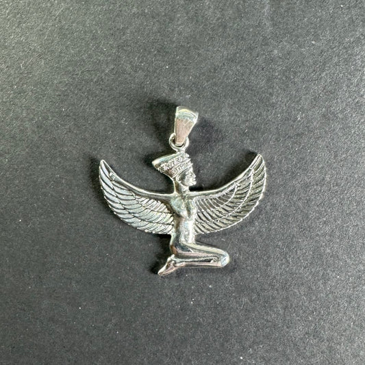 92.5% Sterling Silver Isis Goddess Pendant