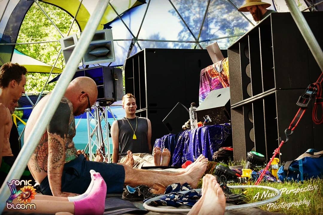 Jack Utermoehl Yoga Teacher at Sonic Bloom Music Festival