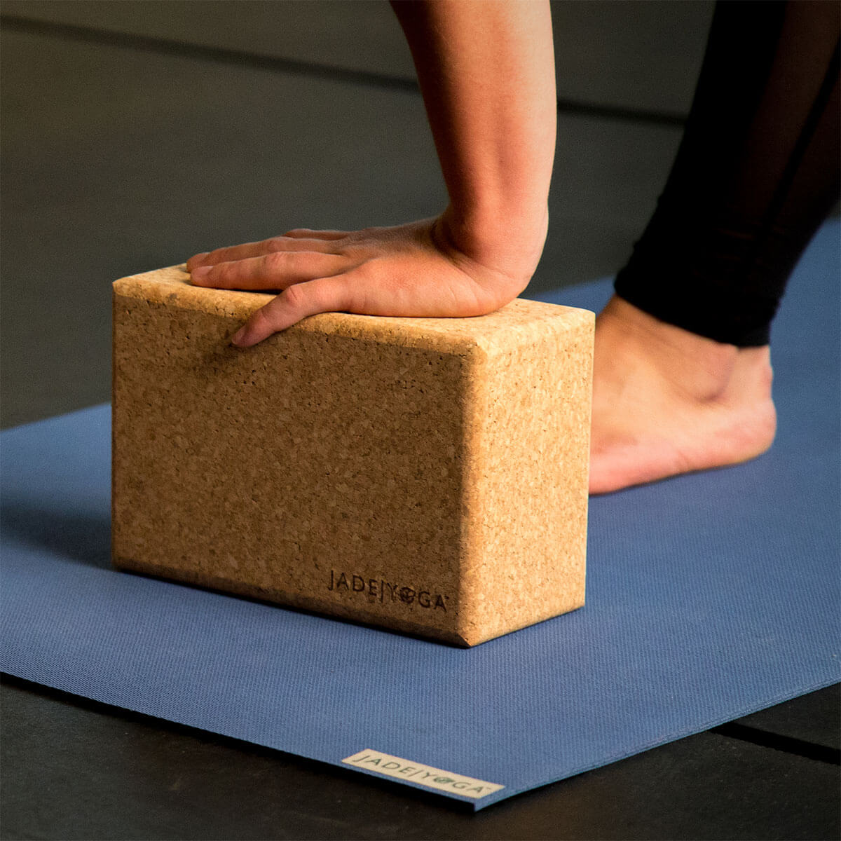 Jade Cork Yoga Block Lifestyle