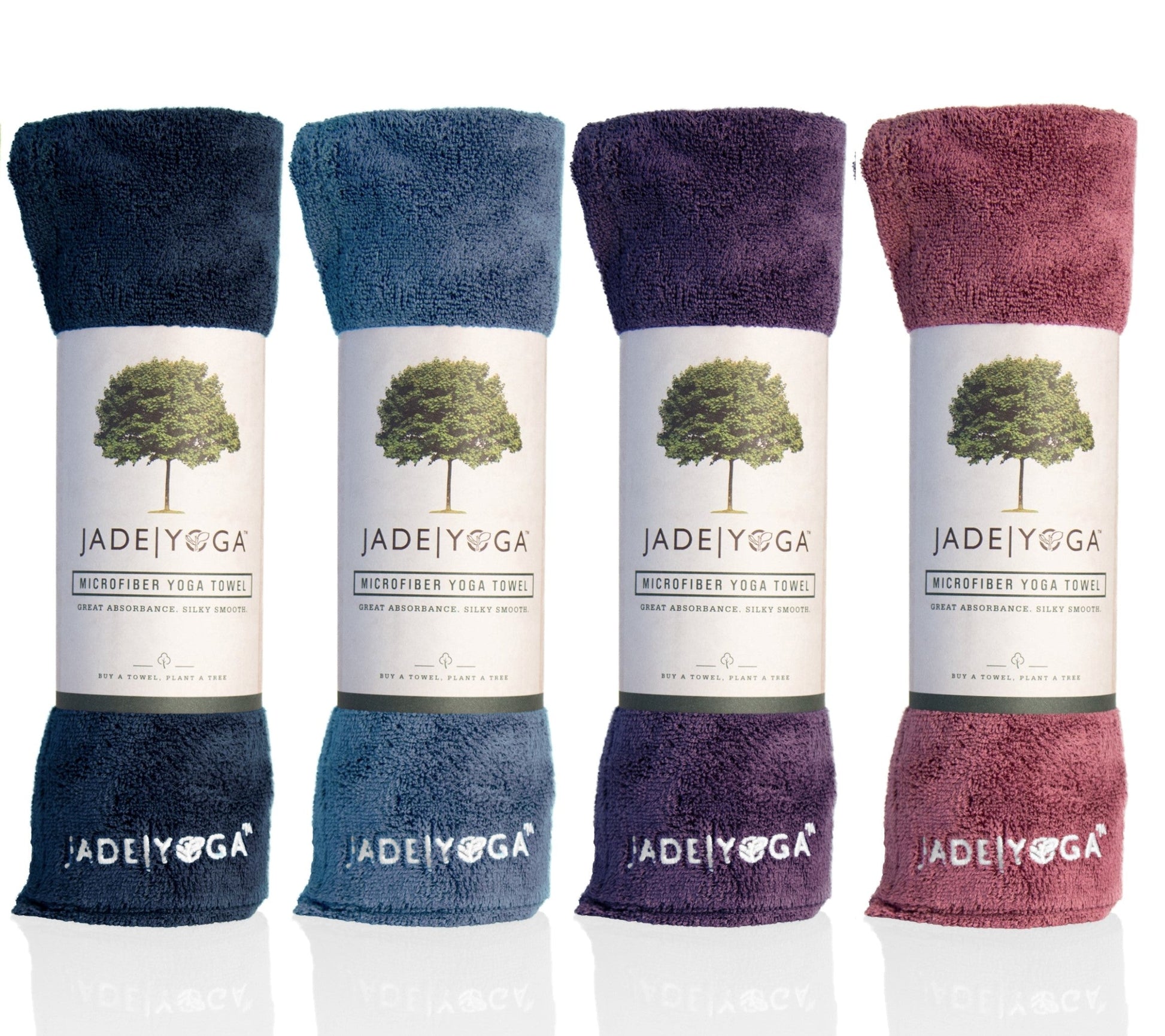 Jade Microfiber Yoga Towel Group