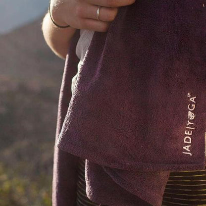Jade Microfiber Yoga Towel Lifestyle