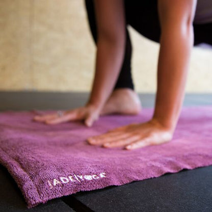 Jade Microfiber Yoga Towel Lifestyle Use