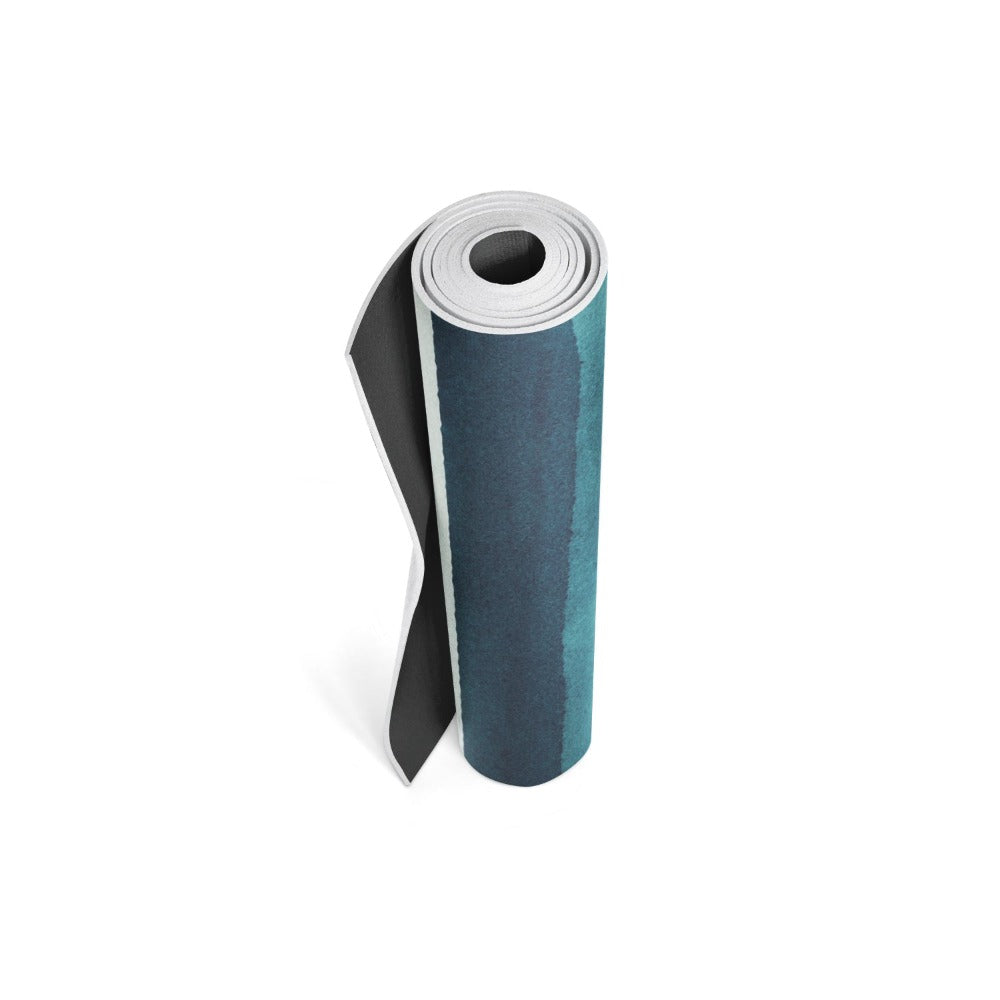 Janus Printed Yoga Mat Rolled Up