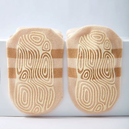 Ladybug & Friends - Baby & Toddler Stay-On Non-Slip Socks (4-Pack) Close Up Grip
