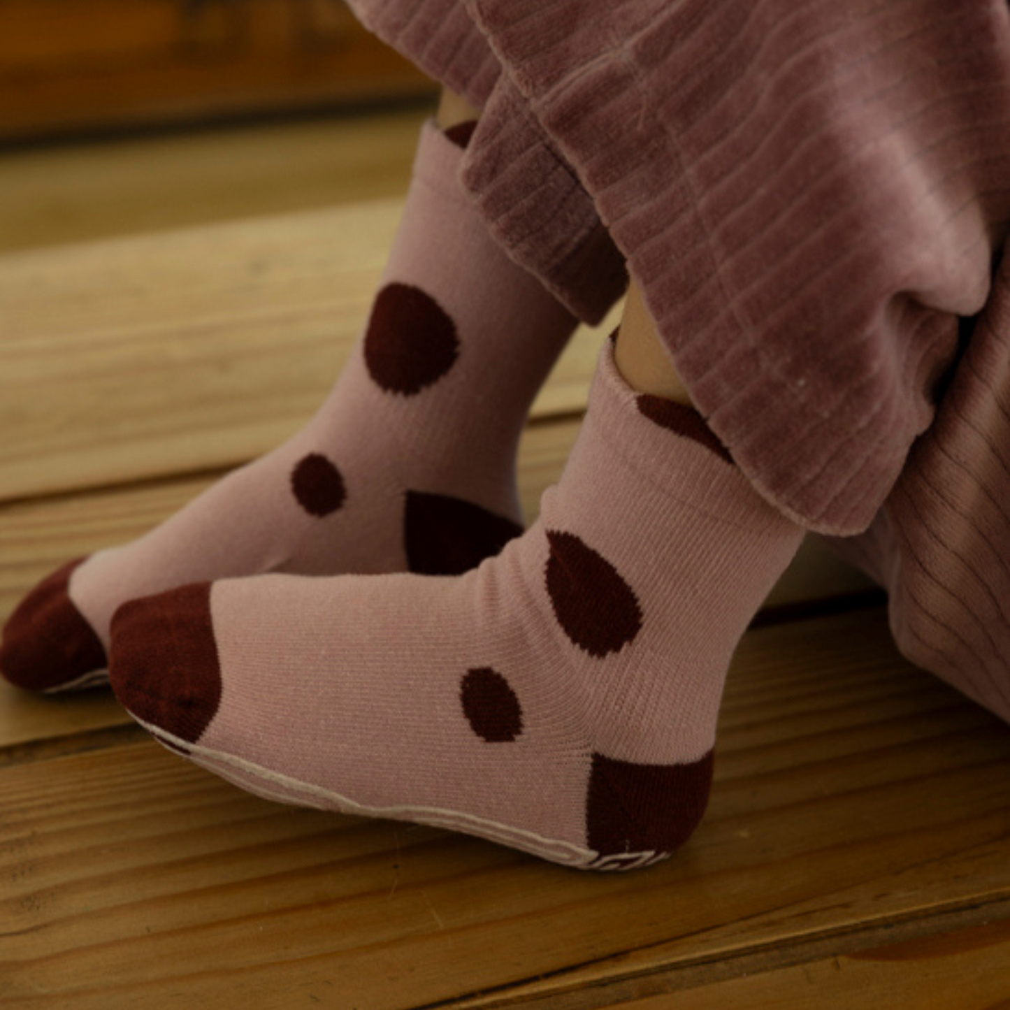 Ladybug & Friends - Baby & Toddler Stay-On Non-Slip Socks (4-Pack) Lifestyle