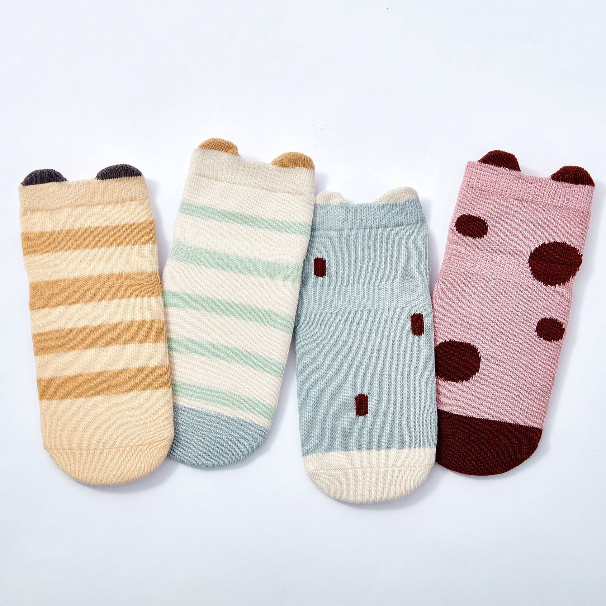 Ladybug & Friends - Baby & Toddler Stay-On Non-Slip Socks (4-Pack) Options