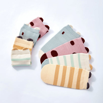 Ladybug & Friends - Baby & Toddler Stay-On Non-Slip Socks (4-Pack)