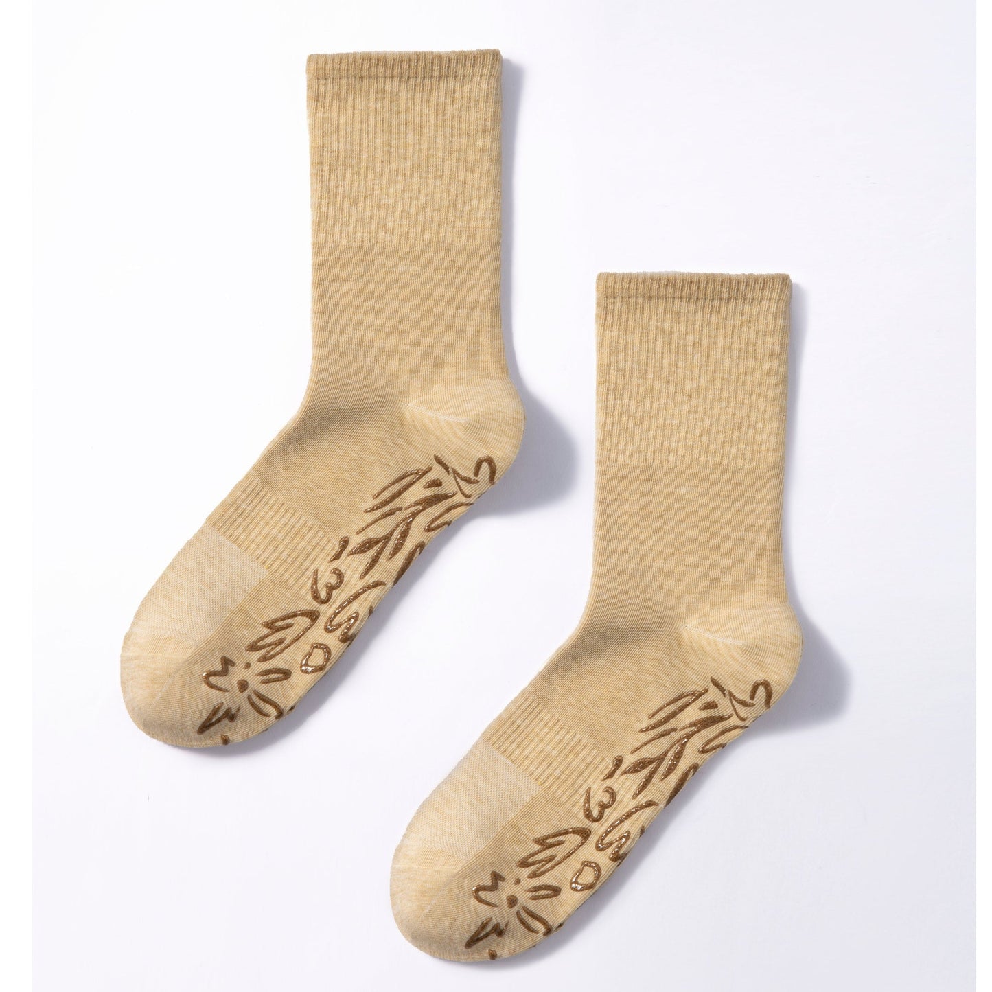 Lemon Yoga Socks – Organic Cotton (1 pair)