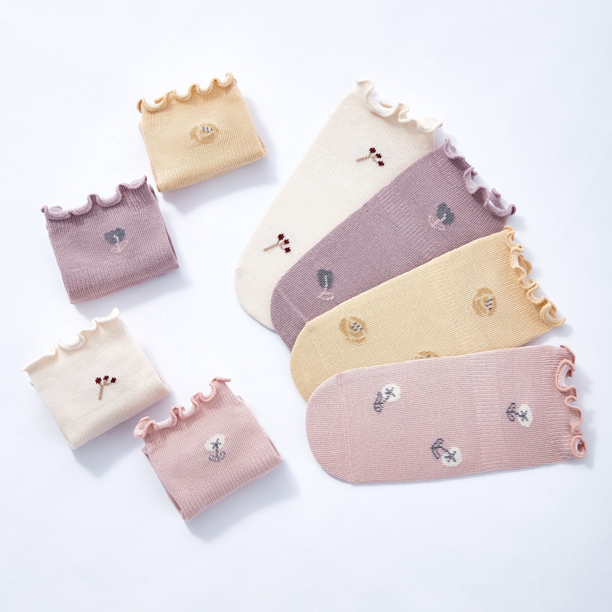 Little Wonder Things - Baby & Toddler Stay-On Non-Slip Socks (4-Pack)