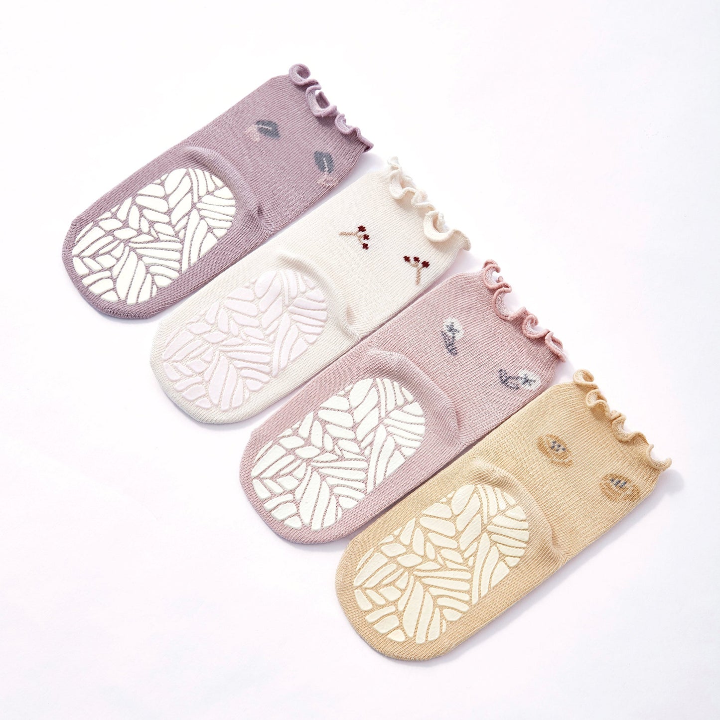 Little Wonder Things - Baby & Toddler Stay-On Non-Slip Socks (4-Pack)