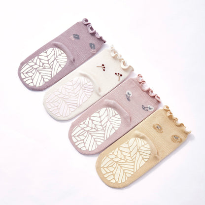 Little Wonder Things - Baby & Toddler Stay-On Non-Slip Socks (4-Pack)