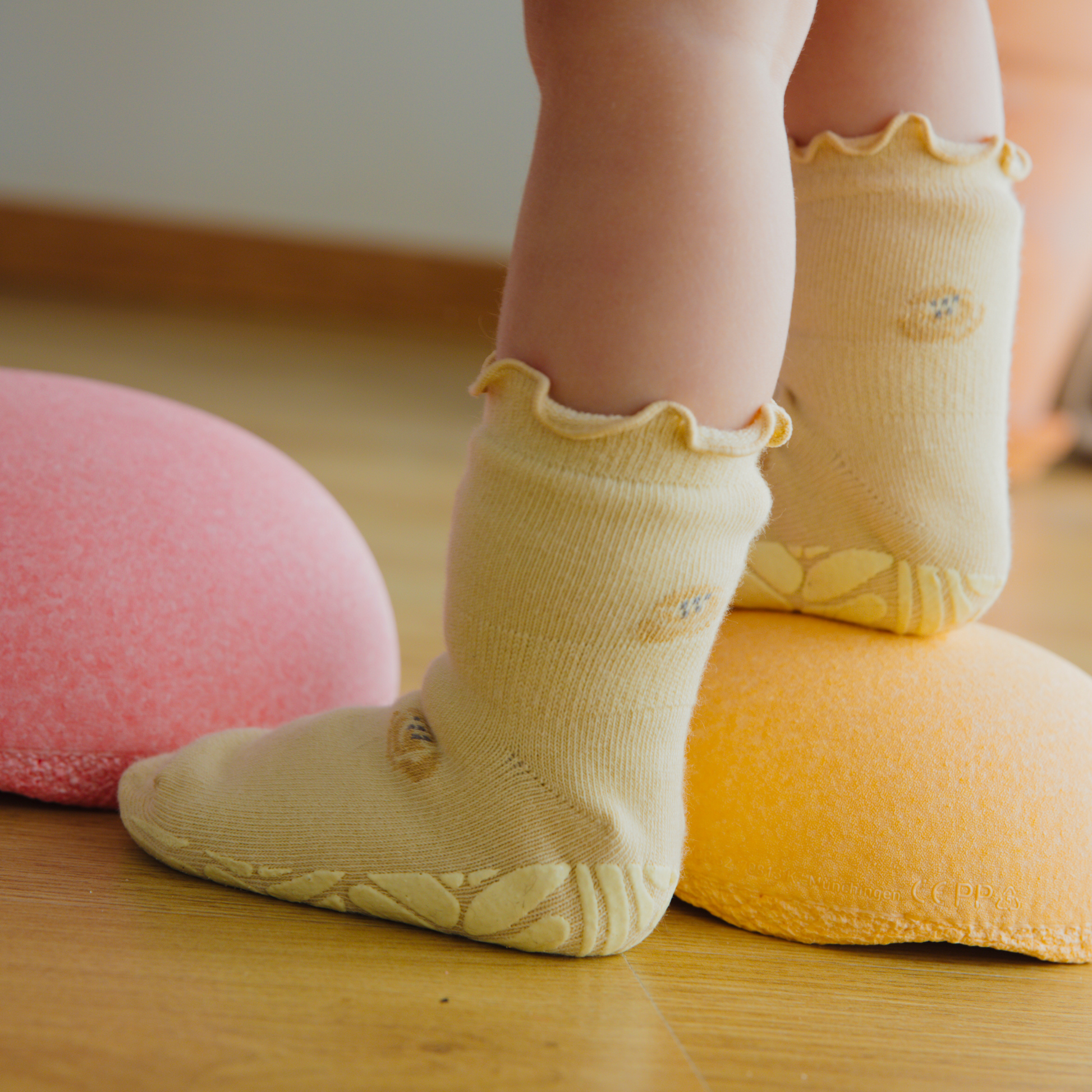 Little Wonder Things - Baby & Toddler Stay-On Non-Slip Socks (4-Pack) Standing