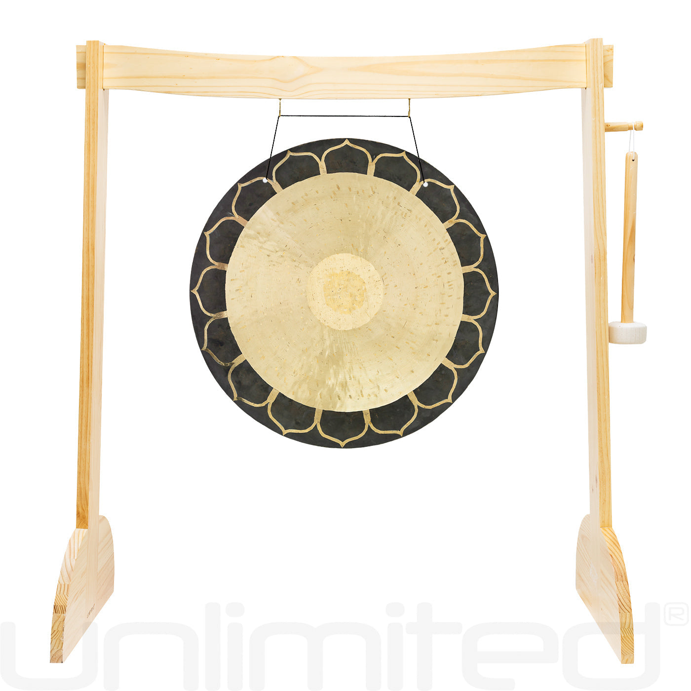 24" Temple Wind Gongs on Stands Lunaphonics Stand