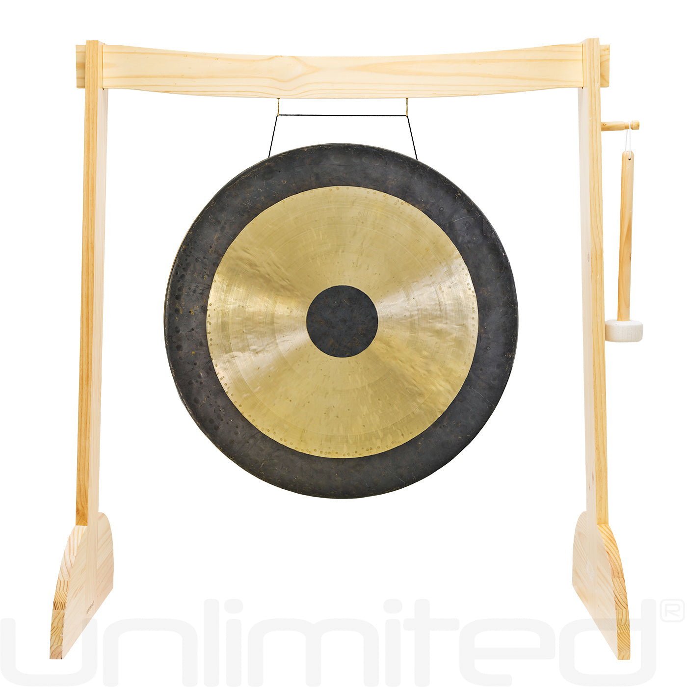 34" Gongs on the Large Lunaphonic Wood Gong Stand Chau