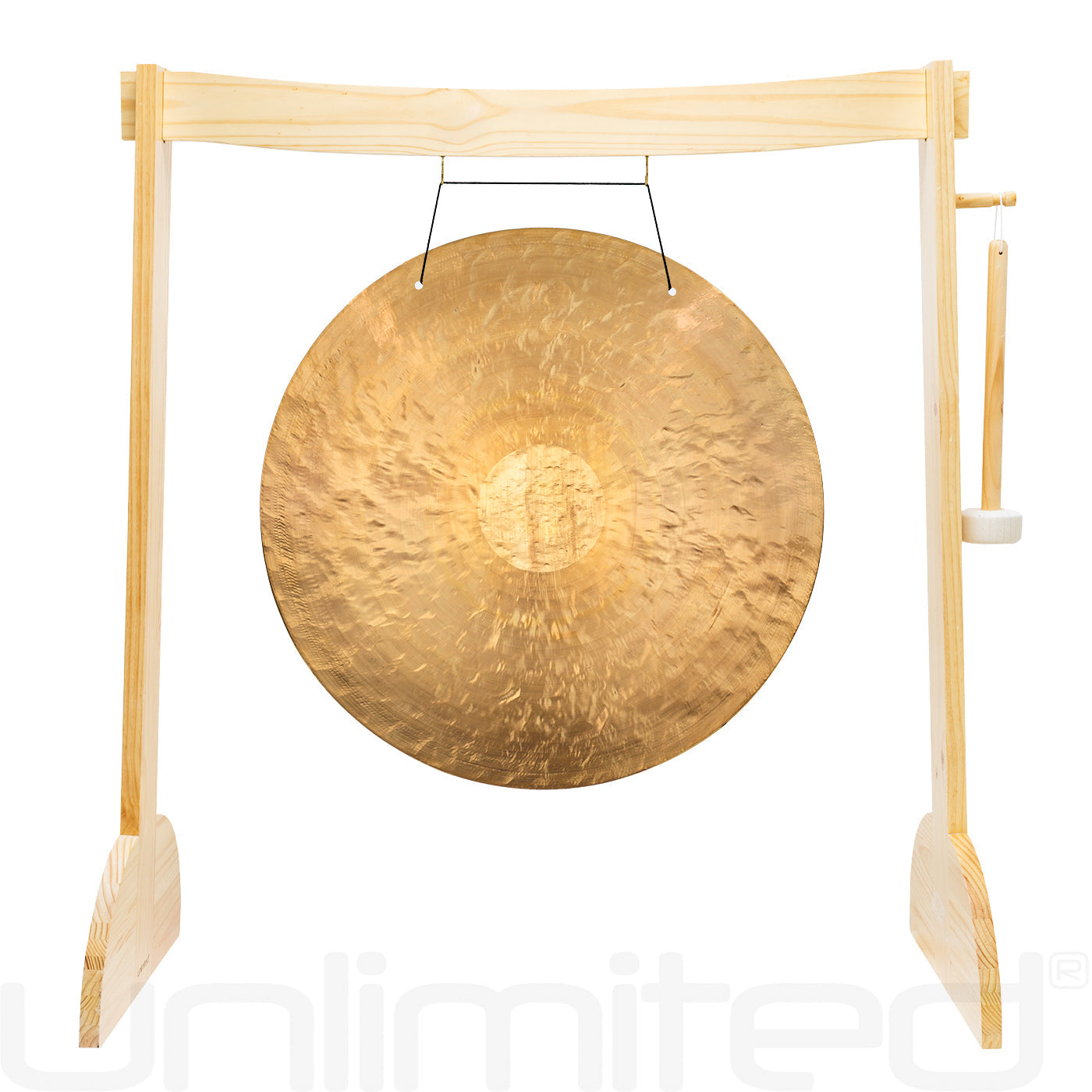 34" Gongs on the Large Lunaphonic Wood Gong Stand Wind