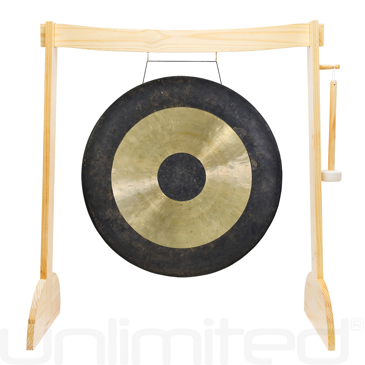 36" Gongs on the Large Lunaphonic Wood Gong Stand Chau