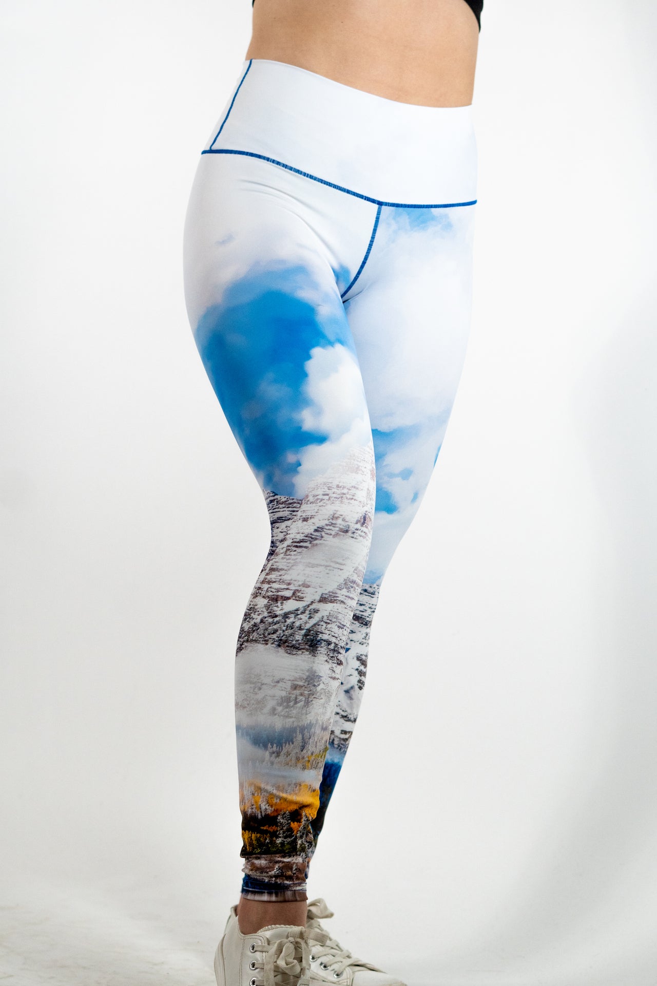 Maroon Bells Fall Yoga Pants Front