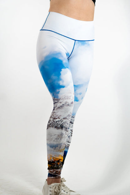 Maroon Bells Fall Yoga Pants Front