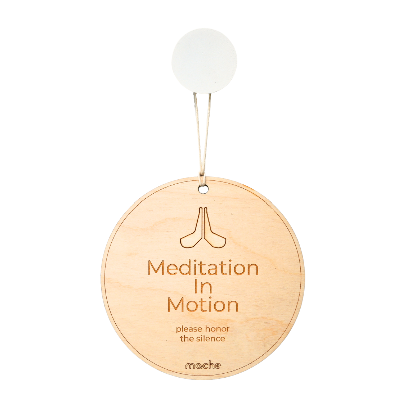 Self Care Sign | Meditation Medallion Birch