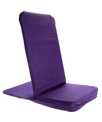 Meditation Floor Chair with Back Rest Purple