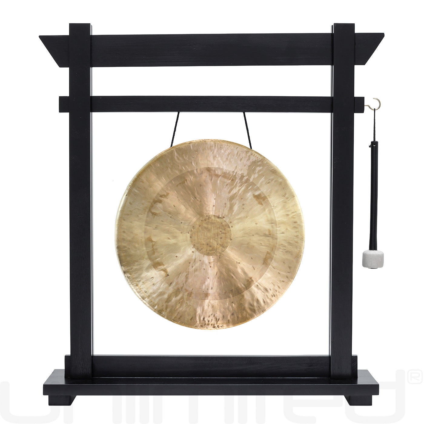 Black Moksha Joe Gong Stand Set - Stand with 14" Gong Pasi