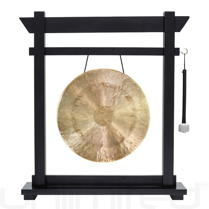 Black Moksha Joe Gong Stand Set - Stand with 14" Gong Pasi