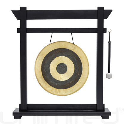 Black Moksha Joe Gong Stand Set - Stand with 14" Gong Sub Atomic
