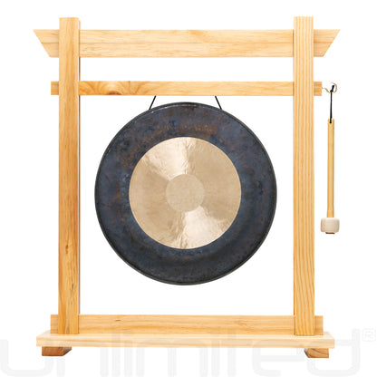14" Gongs on the Moksha Joe Gong Stand Dark Star