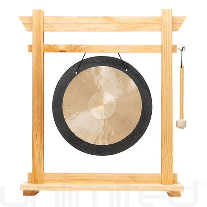 14" Gongs on the Moksha Joe Gong Stand Dark Wind