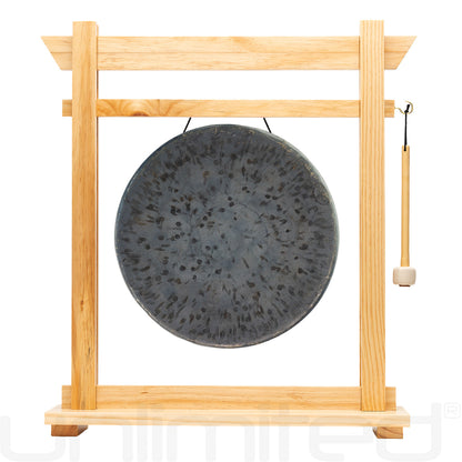 14" Gongs on the Moksha Joe Gong Stand Mother Tesla