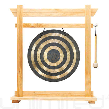 14" Gongs on the Moksha Joe Gong Stand Solar