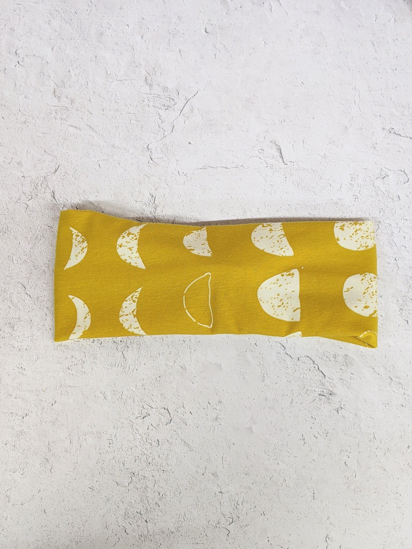 Moon Phases Mustard - Faux Knot Headband