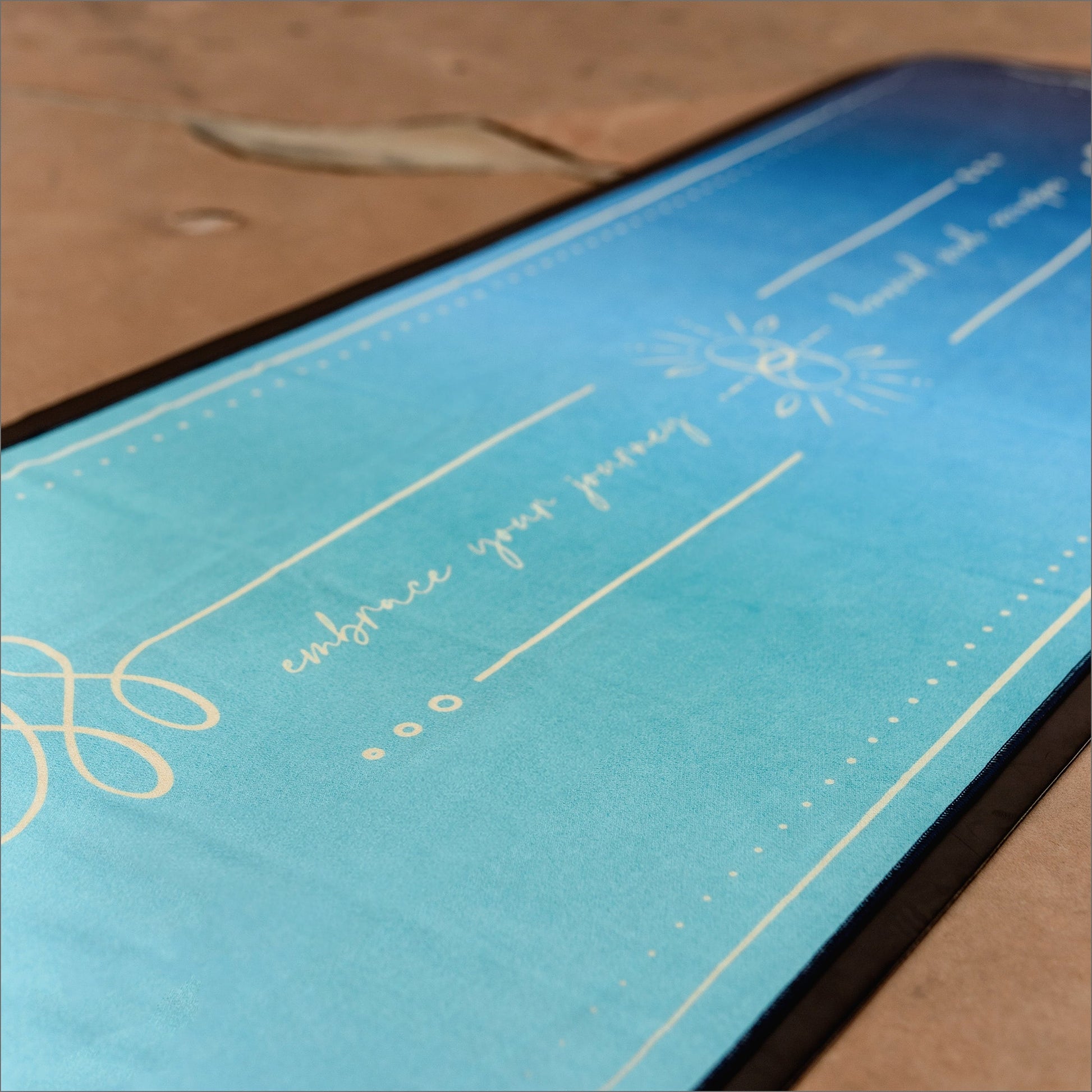Ananta Yoga Mat Towel Close Up