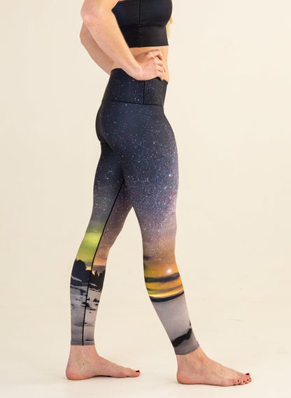 Northern Lights Yoga Pants Side