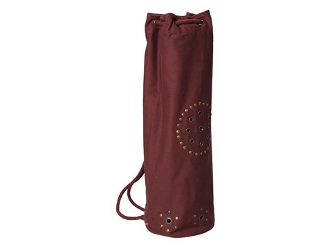 OMSutra Chakra Rivet Yoga Mat Bag Chocolate