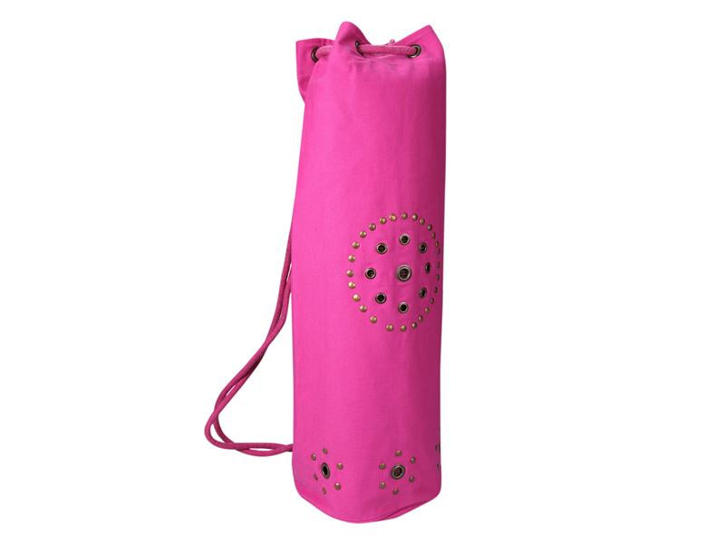 OMSutra Chakra Rivet Yoga Mat Bag Magenta Pink