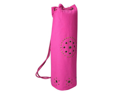 OMSutra Chakra Rivet Yoga Mat Bag Magenta Pink