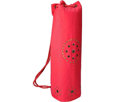 OMSutra Chakra Rivet Yoga Mat Bag Red