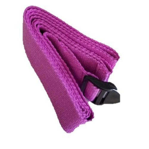 OMSutra Yoga Strap - Cinch Buckle (Regular) 8' Purple