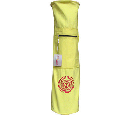 OM Natraj Yoga Mat Bag Yellow