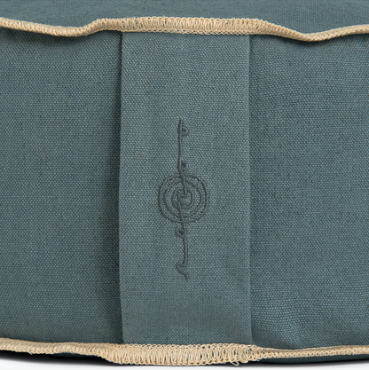 Ocean Organic Meditation Cushion Set Texture